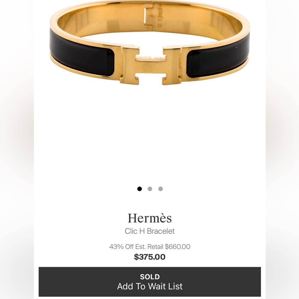 Hermes clic h bracelet
